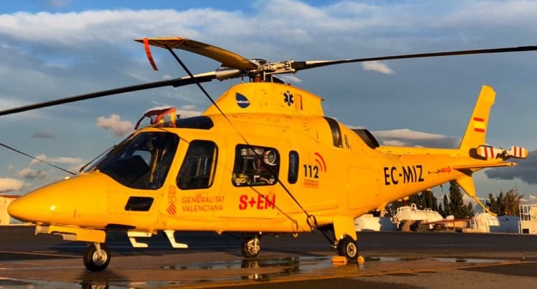 El Consell contrata helicópteros de emergencias y urgencias sanitarias a la espera de la nueva licitación