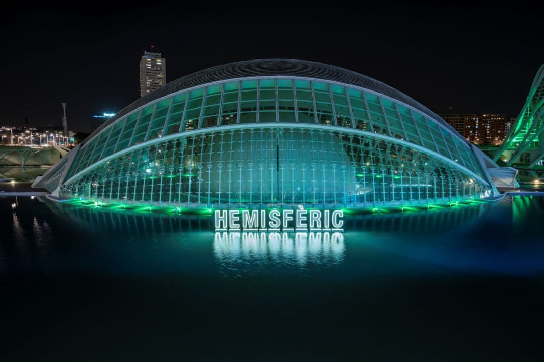 Encendido del Hemisfèric de verde