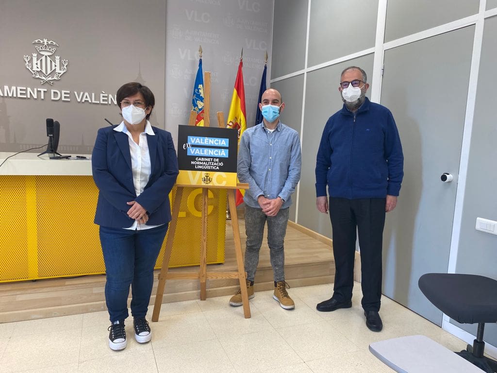 Luisa Notario en el Ayuntamiento de València