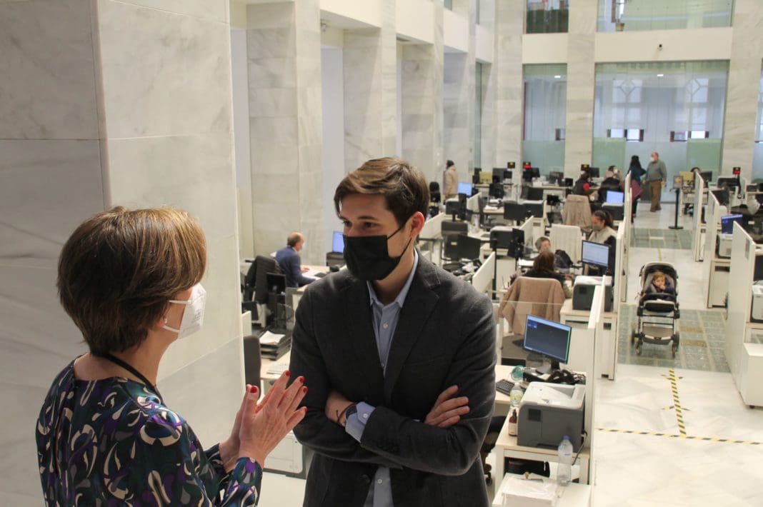 El concejal de Hacienda, Borja Sanjuán