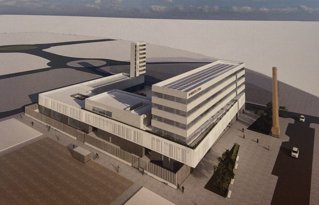 Recreación de cómo será la nueva sede.