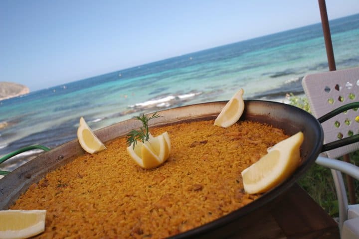 Paella típica de Teulada-Moraira