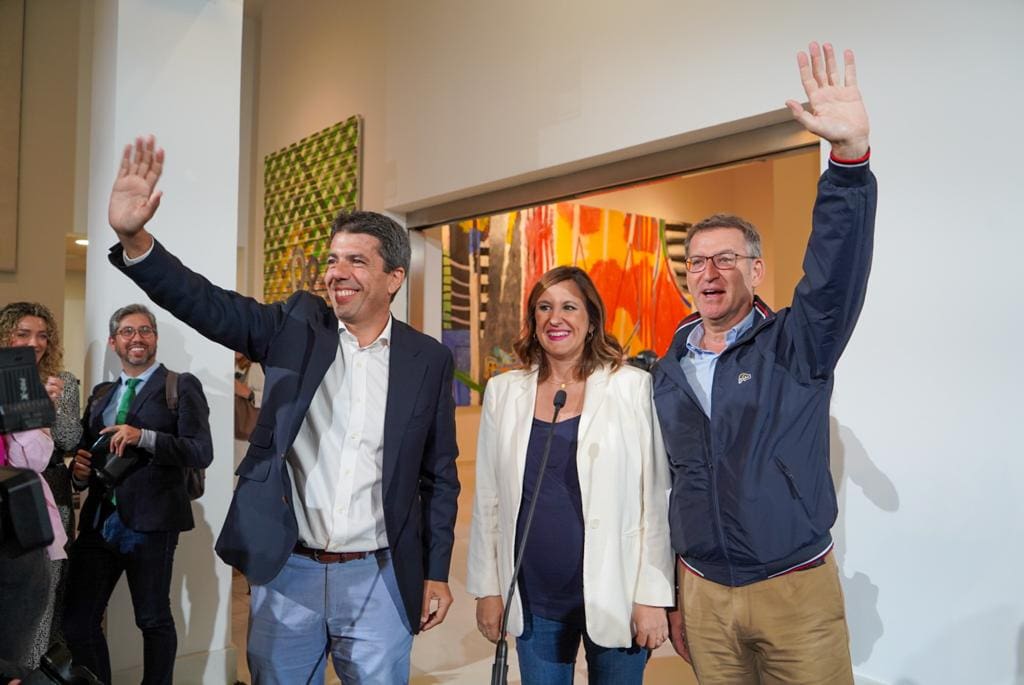 Mazón, Catalá y Feijóo/ PPCV