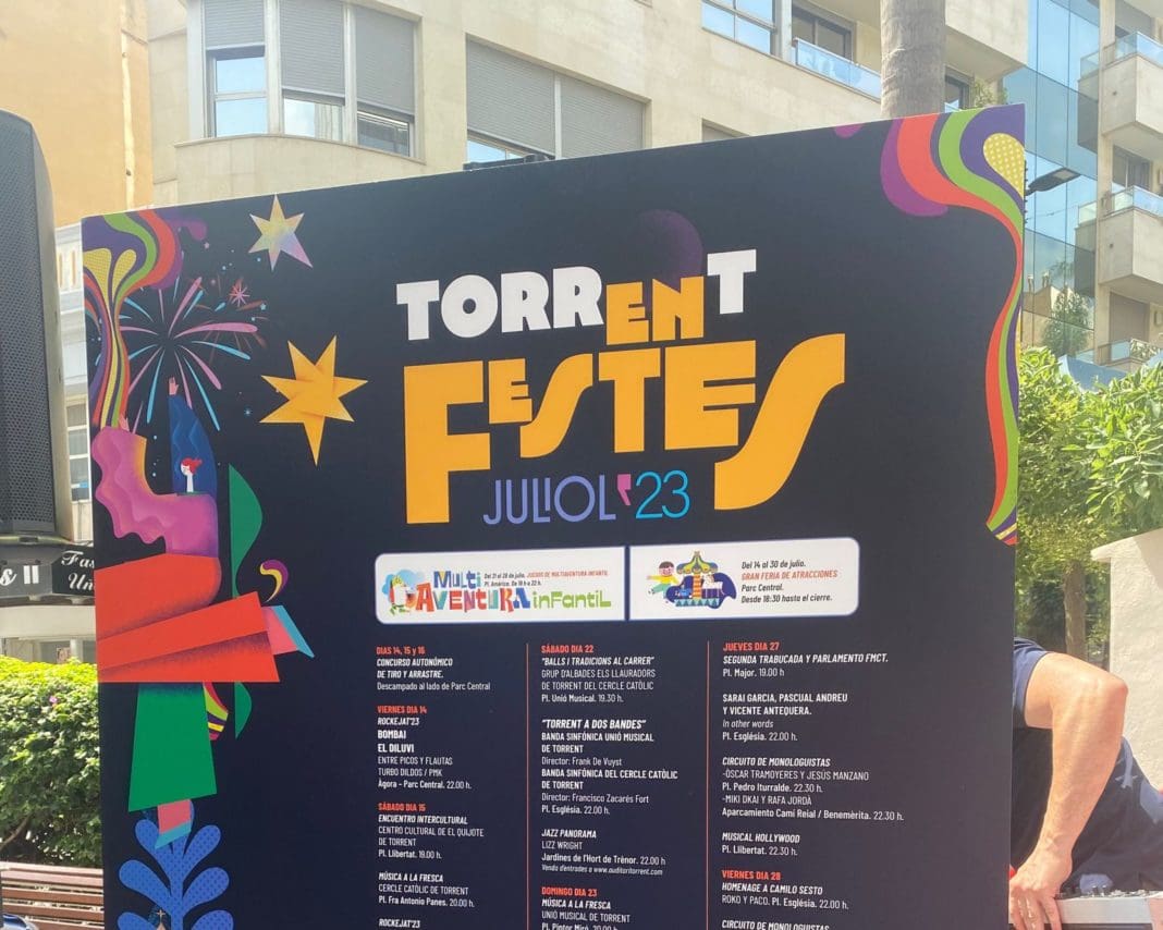 Cartel programación Fiestas Torrent 2023/ VSM
