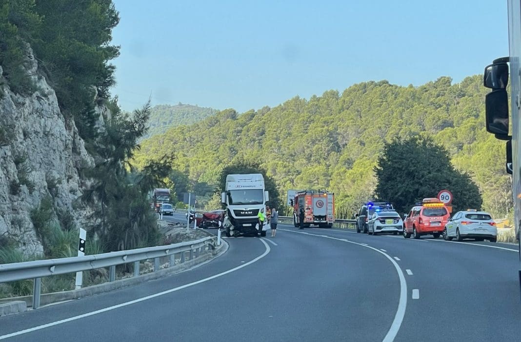 Uno de los momentos del accidente/ Fotografía de @MadameB40065897