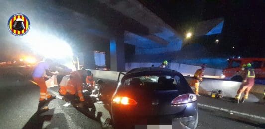 Uno de los momentos de la colisión/ CPBV