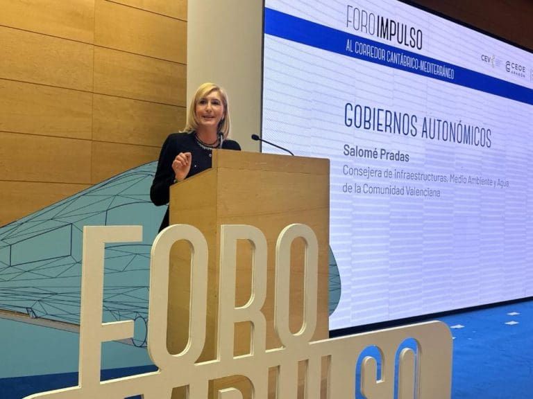 Pradas reclama al Gobierno central ‘la necesaria finalización de los Corredores Mediterráneo y Cantábrico-Mediterráneo’