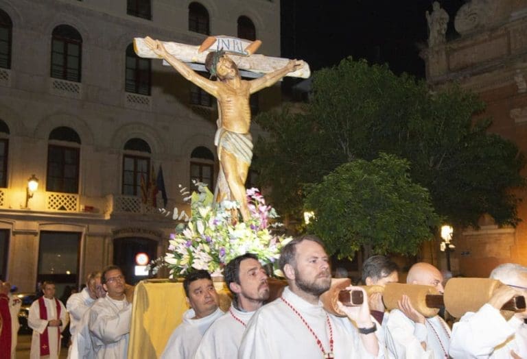 El Cristo de las Penas recorrerá este Jueves Santo las calles de Ciutat Vella