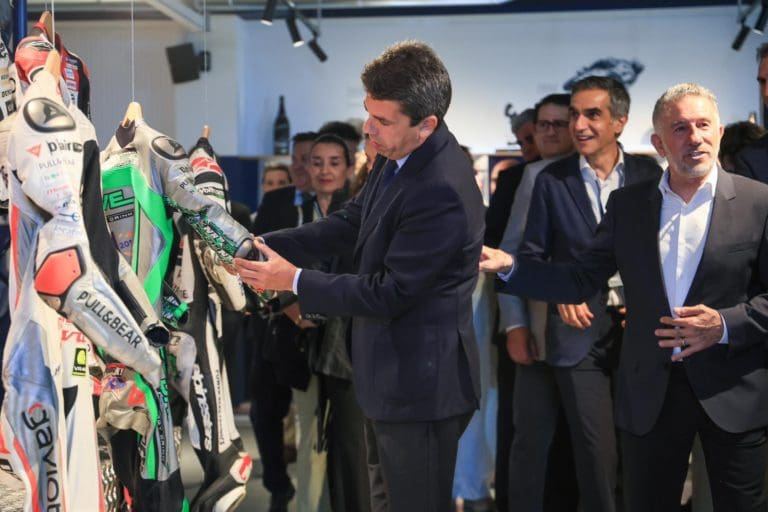 Mazón destaca ‘la ambición de la Comunitat Valenciana’ para ser referente en el mundo del motociclismo