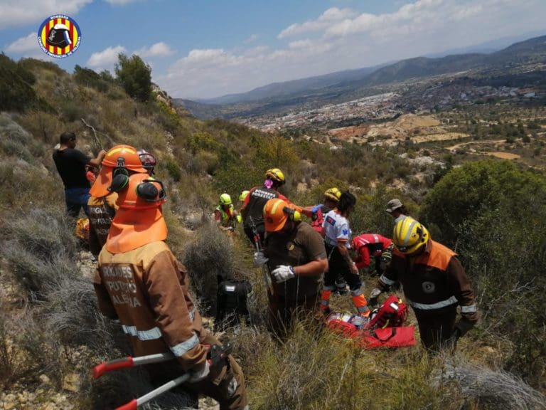 Herido un parapentista al sufrir un accidente en Villar del Arzobispo
