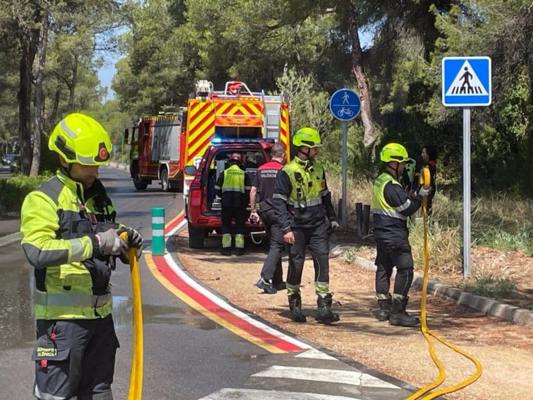 Los bomberos de València se preparan para la campaña estival de prevención de incendios del Saler