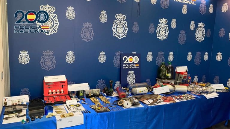 Cae un grupo especializado en el robo de casas por toda la Comunitat y en apertura de cajas fuertes