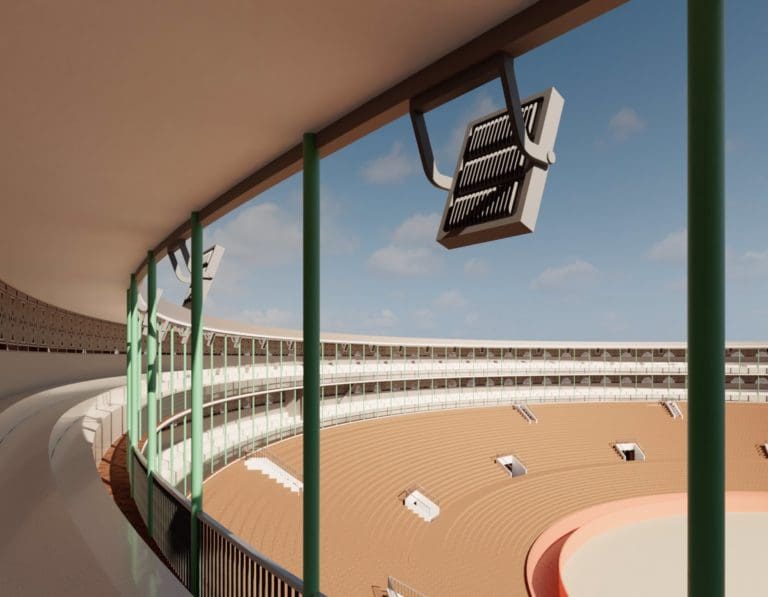 La Diputación invertirá 1,2 millones en la renovación íntegra de la iluminación de la plaza de toros