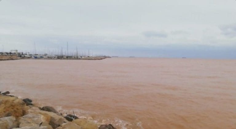 sedimentos desembocadura turia