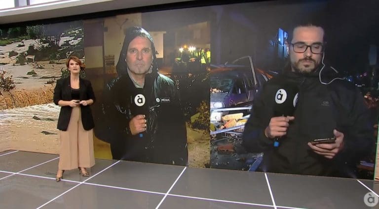 La cobertura de la dana de À Punt dispara sus datos de audiencia y rompe récords de audiencia y cuota