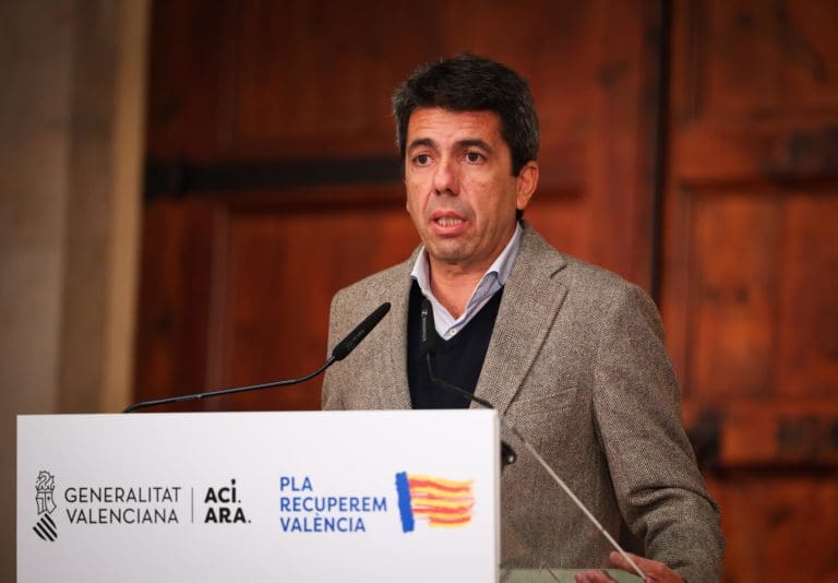 Mazón asegura que la Generalitat ‘ha puesto en marcha 854 millones en ayudas directas’ para los afectados por la Dana