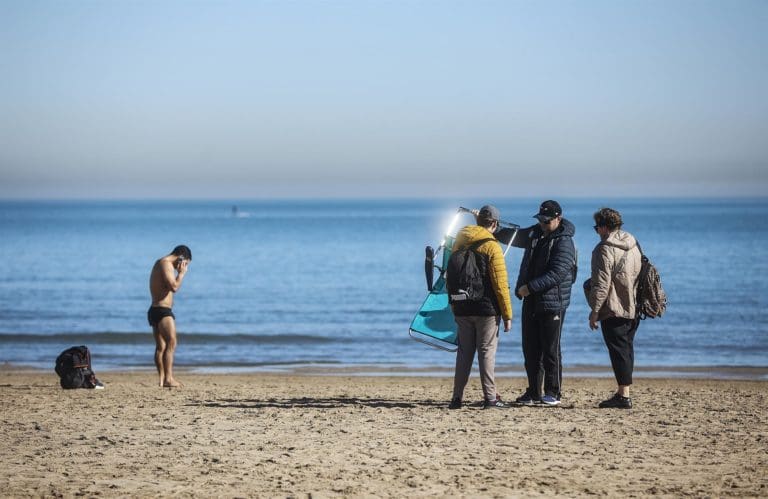 València alcanza este lunes los 26,6º, la temperatura más alta registrada en enero desde 1869