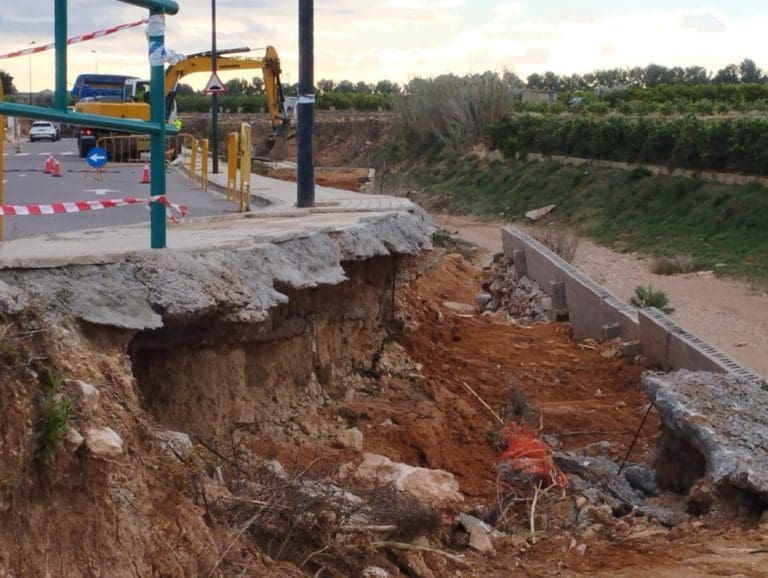 Inician la rehabilitación de las infraestructuras de Loriguilla dañadas por la riada