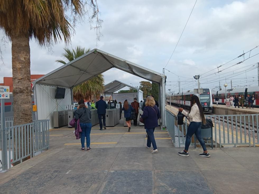 Lanzaderas de los intercambiadores bus-metro.