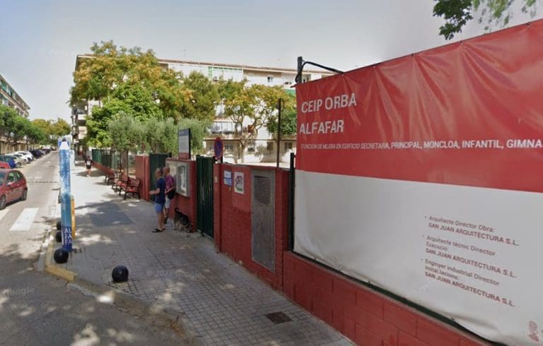 Validan la contratación de emergencia de la instalación de aulas prefabricadas en el CEIP Orba de Alfafar