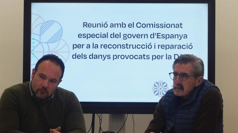 Manises recibirá más de 23 millones de euros del Gobierno para la reconstrucción tras la Dana