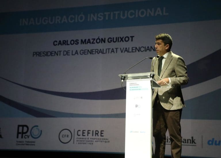 Mazón subraya la apuesta de la Generalitat por una FP ‘de excelencia’ para promover empleo de calidad
