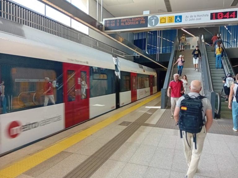 Metrovalencia facilitó en febrero 7,8 millones de desplazamientos