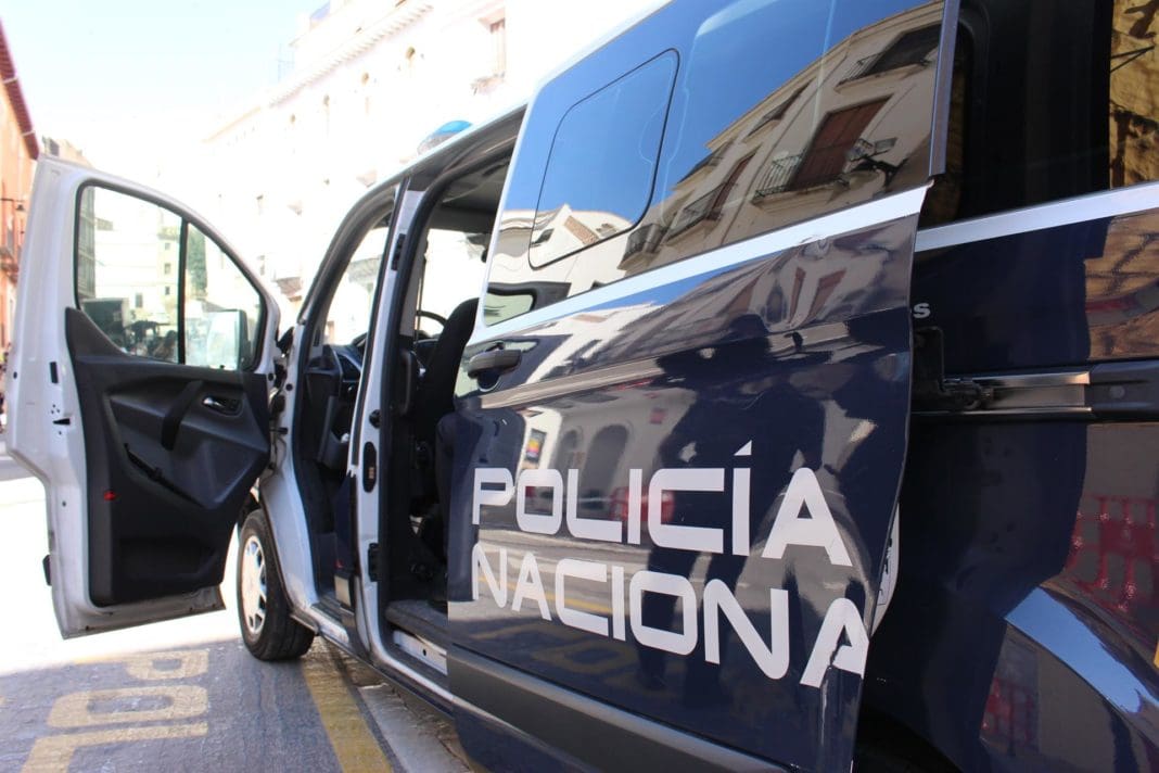 Furgón policial en Valencia