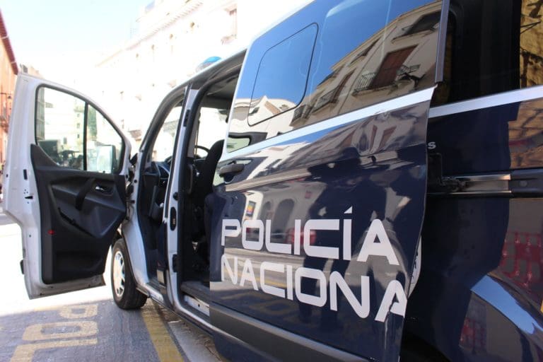 Furgón policial en Valencia