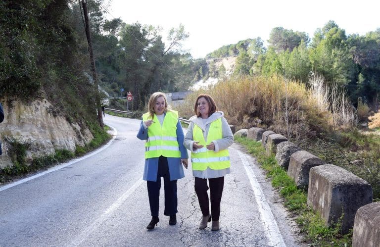 La Diputació licita por 400.000 euros las obras para la mejora del Camí Reial d’Ontinyent a Gandia