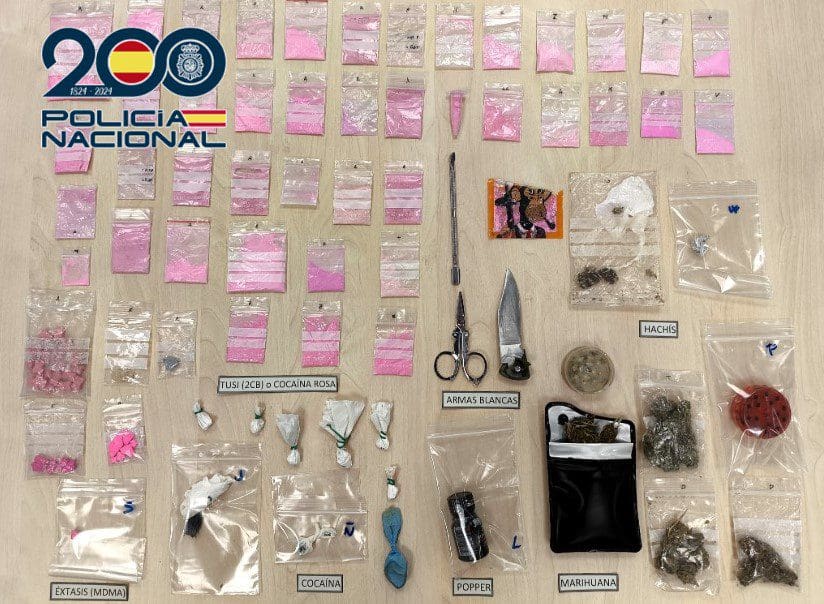 Macrorredada drogas en un local de ocio de Valencia