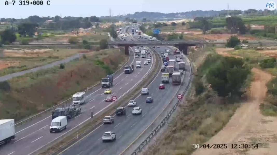 A-7 València DGT operación especial de Tráfico