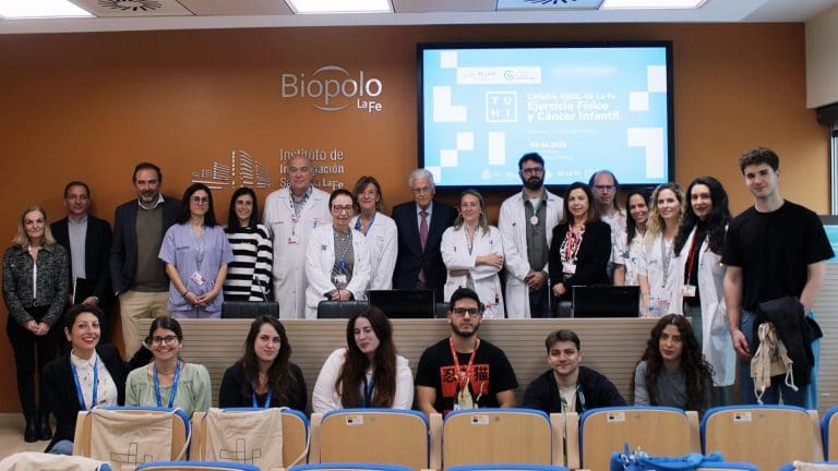 La Fe y la AECC presentan un proyecto para mejorar la calidad de vida de niños en tratamiento oncológico con ejercicio
