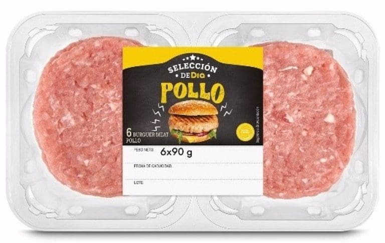 La AESAN alerta de la presencia de ‘Salmonella’ en una hamburguesa de pollo de la marca Día