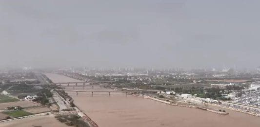 Informe pericial del caso dana, Imagen tomada por un dron de las inundaciones causadas en Valencia por la dana. EFE/Manu Bruque/Archivo