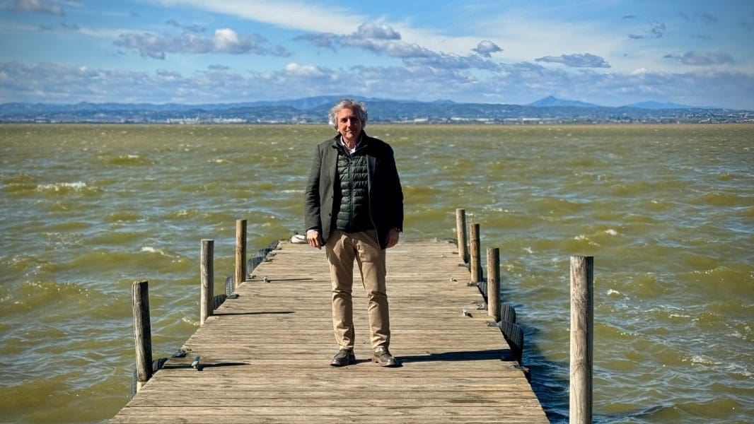 Raúl Mérida en la albufera