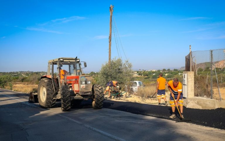 Torrent amplía el Camí de Fatxardet y el Camí de la Mala Mata para reforzar la seguridad vial