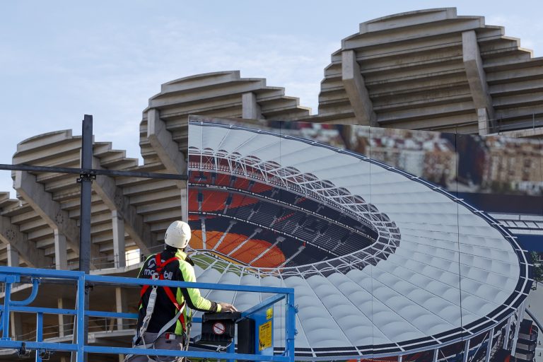 El Nou Mestalla recogerá agua de lluvia en su cubierta para el riego