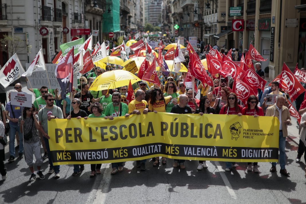 huelga educativa Comunitat Valenciana