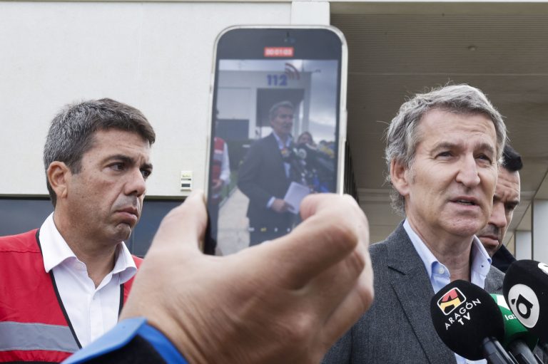 El PSPV urge a Feijóo a entregar a la jueza la conversación íntegra con Mazón por la DANA