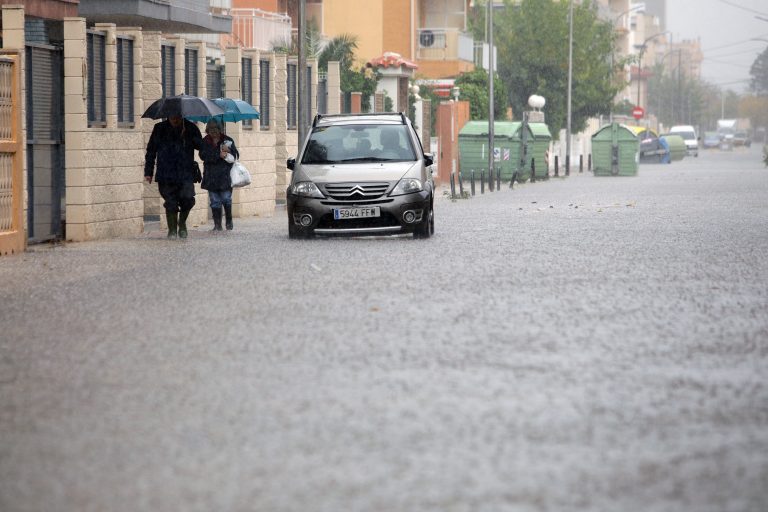 Las lluvias superan los 100 litros en la Safor en cuatro horas