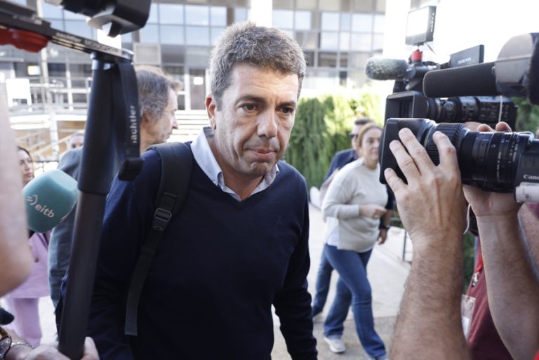 La causa de la dana va a incorporar dos vídeos de la entrada de Mazón al Centro de Emergencias