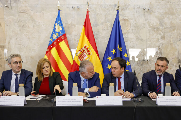 La Comisión Mixta para la reconstrucción tras la DANA arranca con consenso institucional