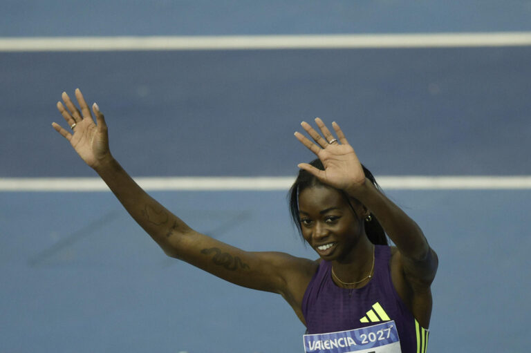La valenciana Fátima Diame, campeona de España de salto de longitud en pista cubierta