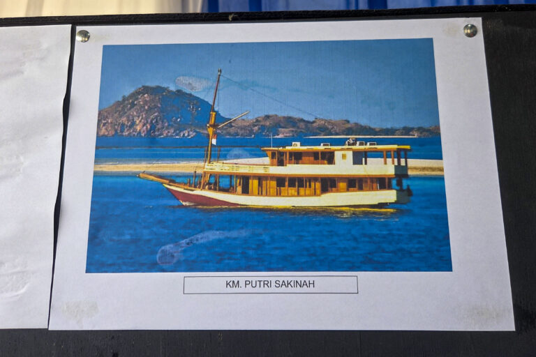 La Policía de Indonesia detiene al capitán del barco hundido con una familia valenciana en Komodo