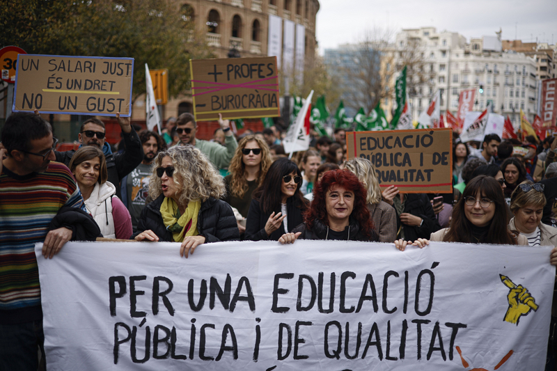 huelga educativa