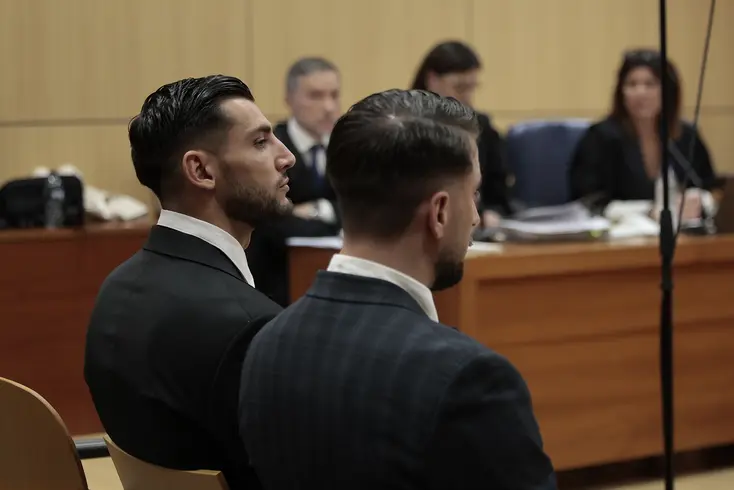 Rafa Mir durante un juicio en la Ciudad de la Justicia de Valencia