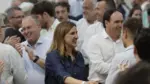 María José Catalá junto a Miguel Tellado y Juanfran Pérez Llorca en una imagen de archivo